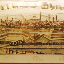 cartina storica Lucca