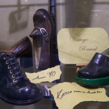 Modelli calzature anni '70 della collezione del titolare