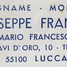 Ditta Francesconi Giuseppe - carta intestata