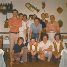 Giuliano, Franco e lo staff - anni 70