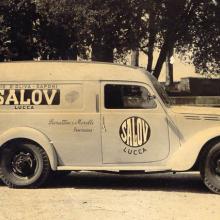 Camioncino pubblicitario Salov anni '50