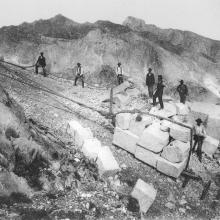 Monte Altissimo, la lizzatura (circa 1908)