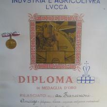 Premiazione Fedeltà al lavoro Francesconi Amerigo 1955