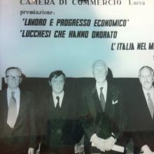 Premiazione Camera di Commercio di Lucca 1980